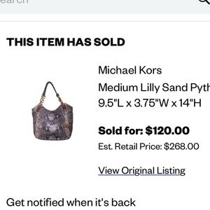 Michael Kors lilly bag